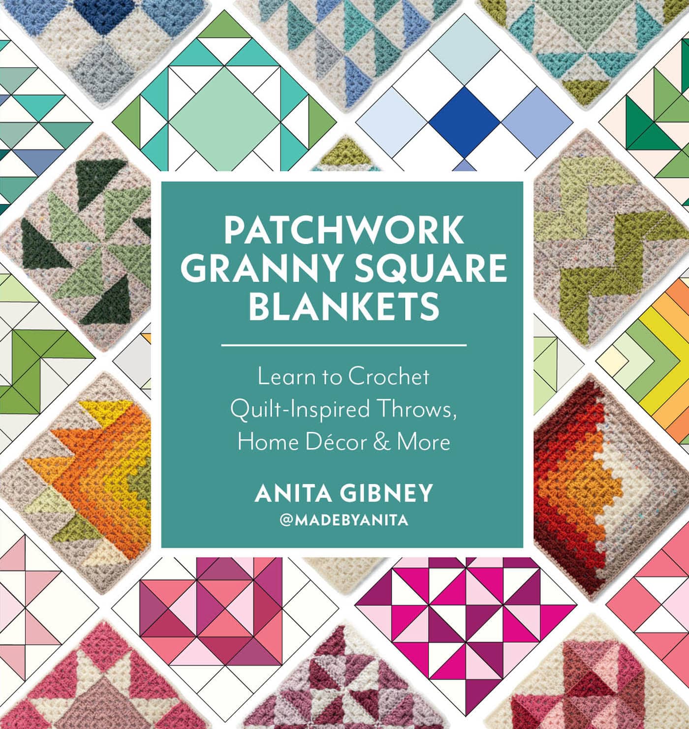 Patchwork Granny Square Blankets - Anita Gibney