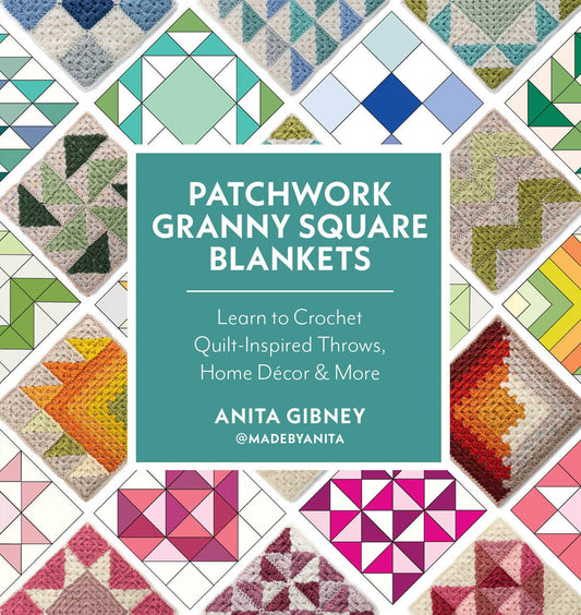 Patchwork Granny Square Blankets - Anita Gibney