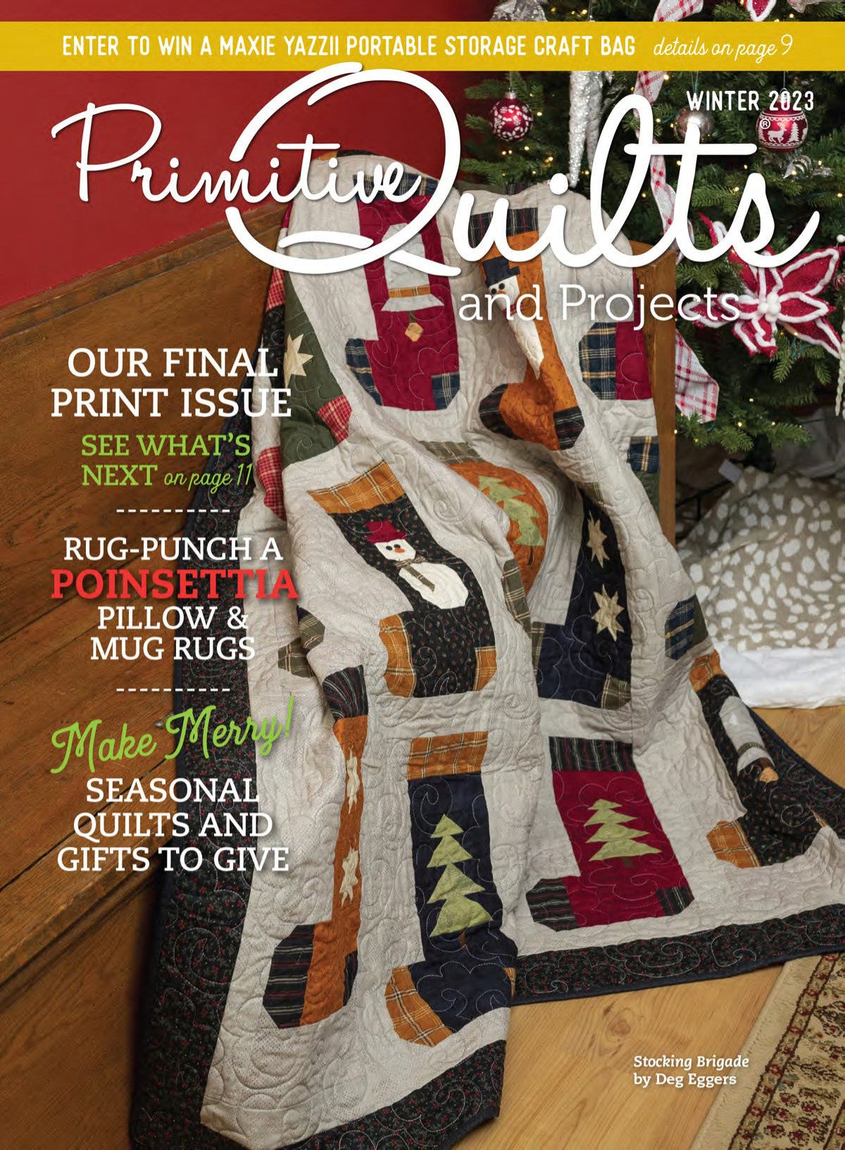 Primitive Quilts and Projects Magazine - Full Year 2023 Collection (4 Issues)