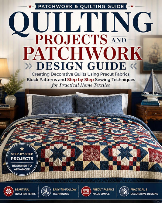 Quilting Projects Guide - Creating Decorative and Functional Home Designs Using Quilt Blocks Precut Fabrics Patterns (2026) Summer