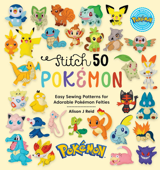 Stitch 50 Pokémon - Alison J Reid