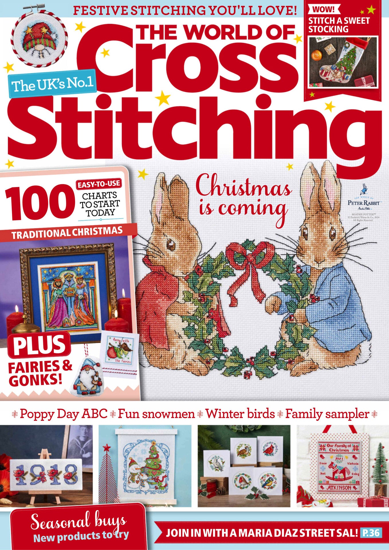 The World of Cross Stitching - Christmas is Coming (2024)