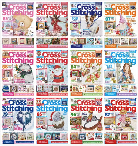 The World of Cross Stitching - Full Year 2025 Collection (13 Issues)