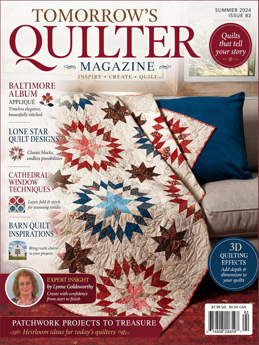 Tomorrow's Quilter Magazine - Baltimore Album Appliqué Patchwork Projects