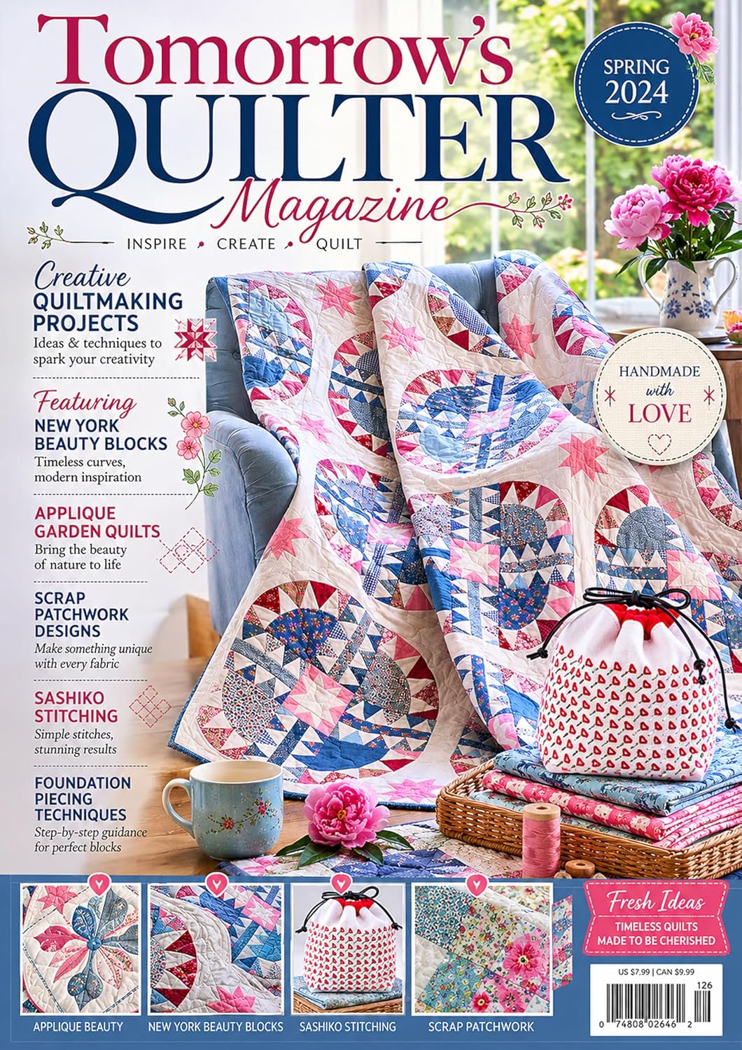 Tomorrow's Quilter Magazine - Creative Quiltmaking Projects Featuring New York Beauty Blocks
