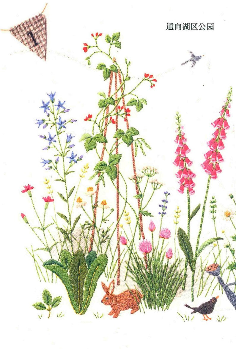 Travel Notes on Embroidery (A Visit to Peter Rabbits Hometown) (Kazuko Aoki)