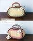 Cute Basket Bag Made with Craft Band Crochet