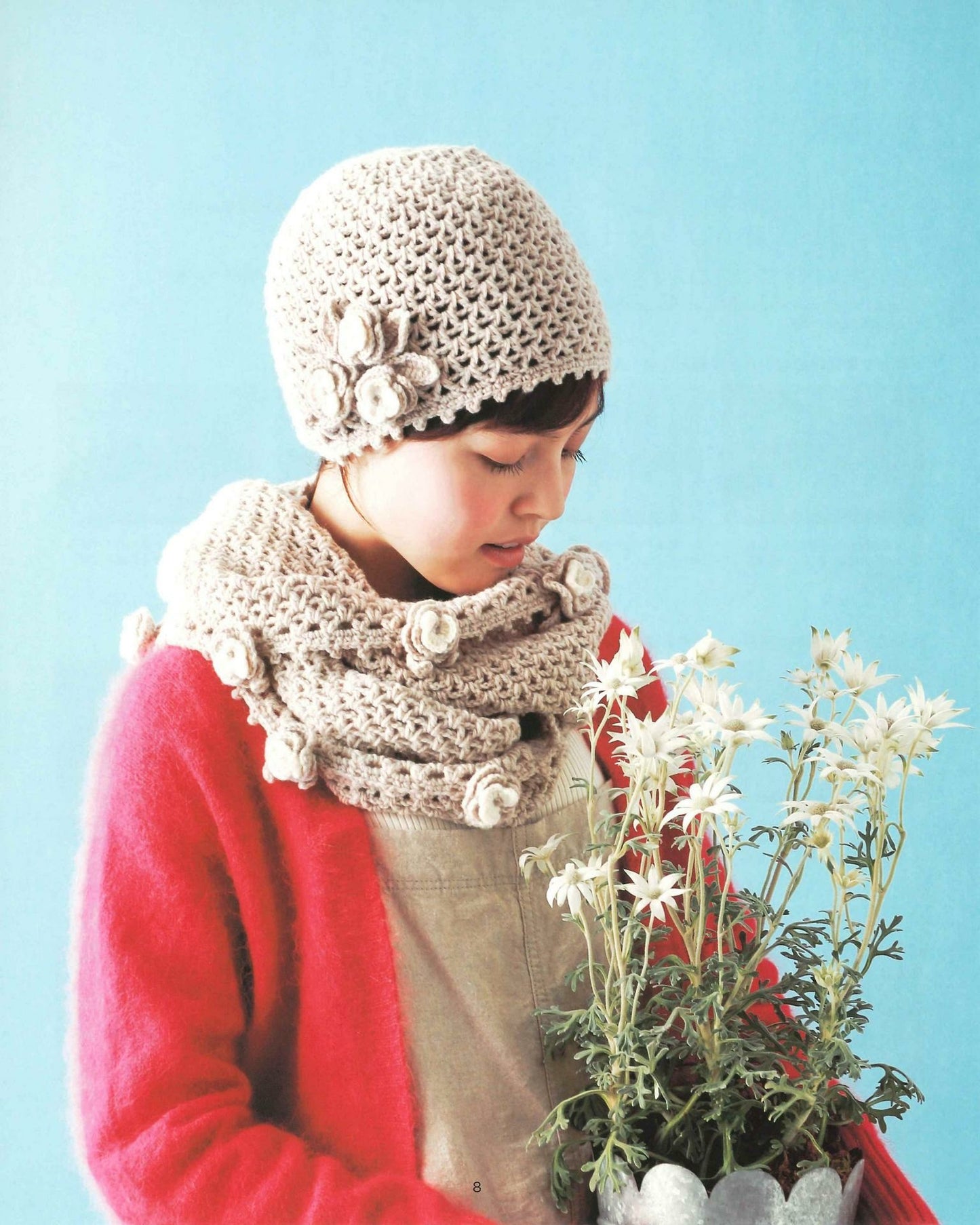 Easy and Cute! Snood with Crochet Hat and Snood Completed in 3 Days!