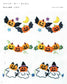 Fun Continuous Patterns with Halloween and Christmas Motifs