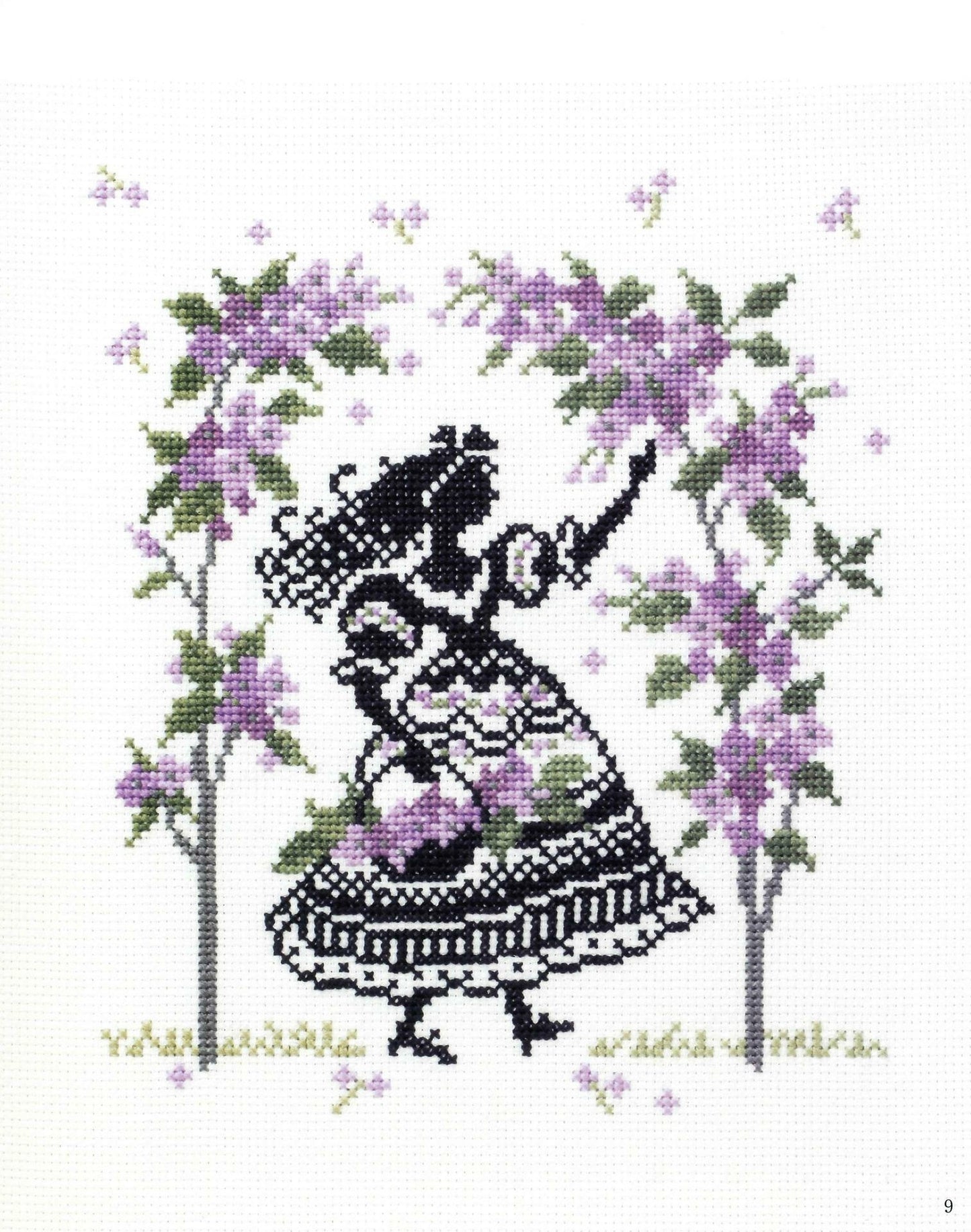 Cross Stitch - Girls and English Gardens