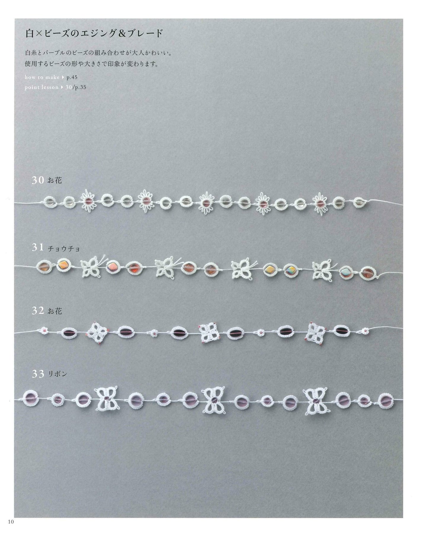 Select Collection Tatting Lace Accessories Corsage, Necklace, Blade (applemints)