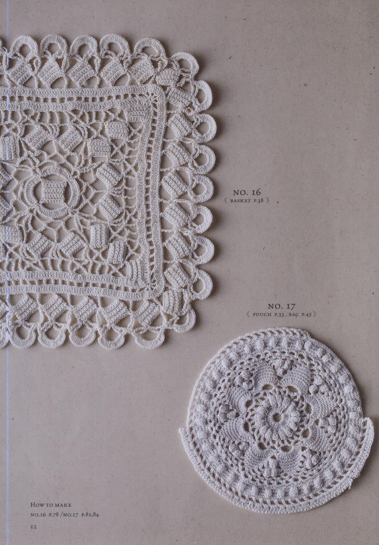 Fukuoka Mitsuko - 50 Crocheted Motifs and 22 Works (2011)