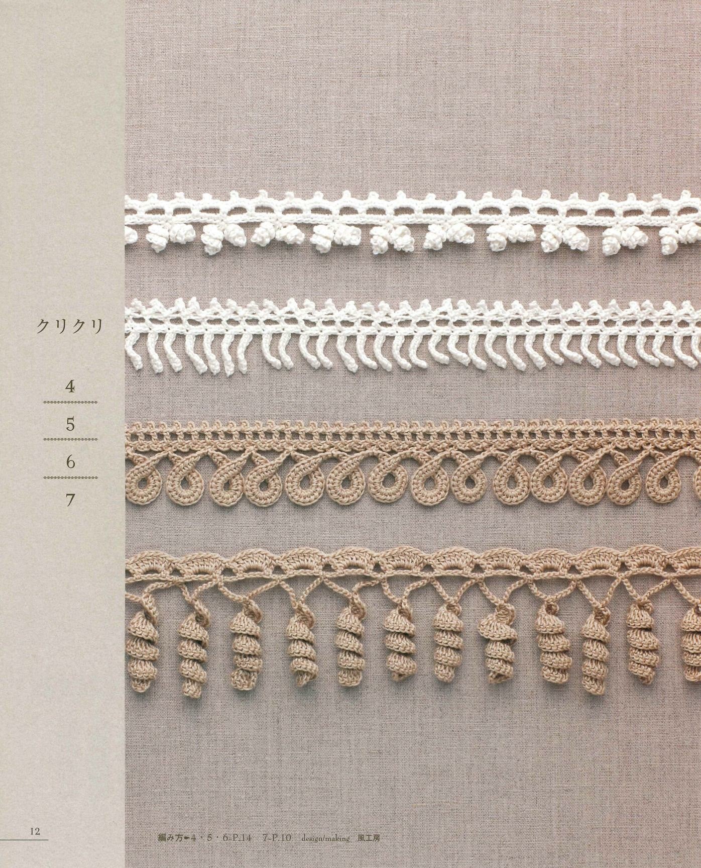 The First Crochet Three-Dimensional Edging & Braid 100