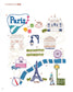 Easy Cute France Paris One-Point Embroidery 600