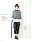 Hooded Poncho & Cape Knitted With a Crochet (applemints)