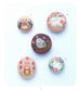 One-Point Embroidery Small Flower Pattern & Brooch