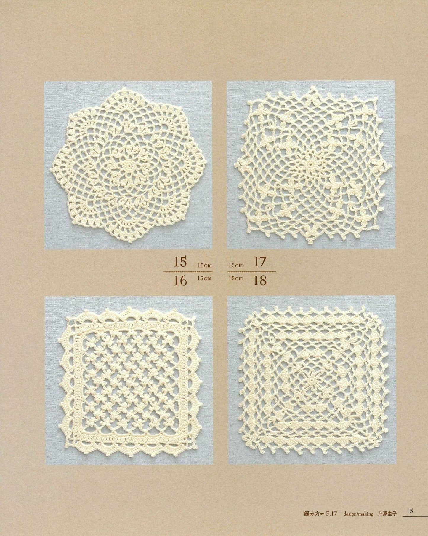 First Lace Knitting Mini Doily Pattern