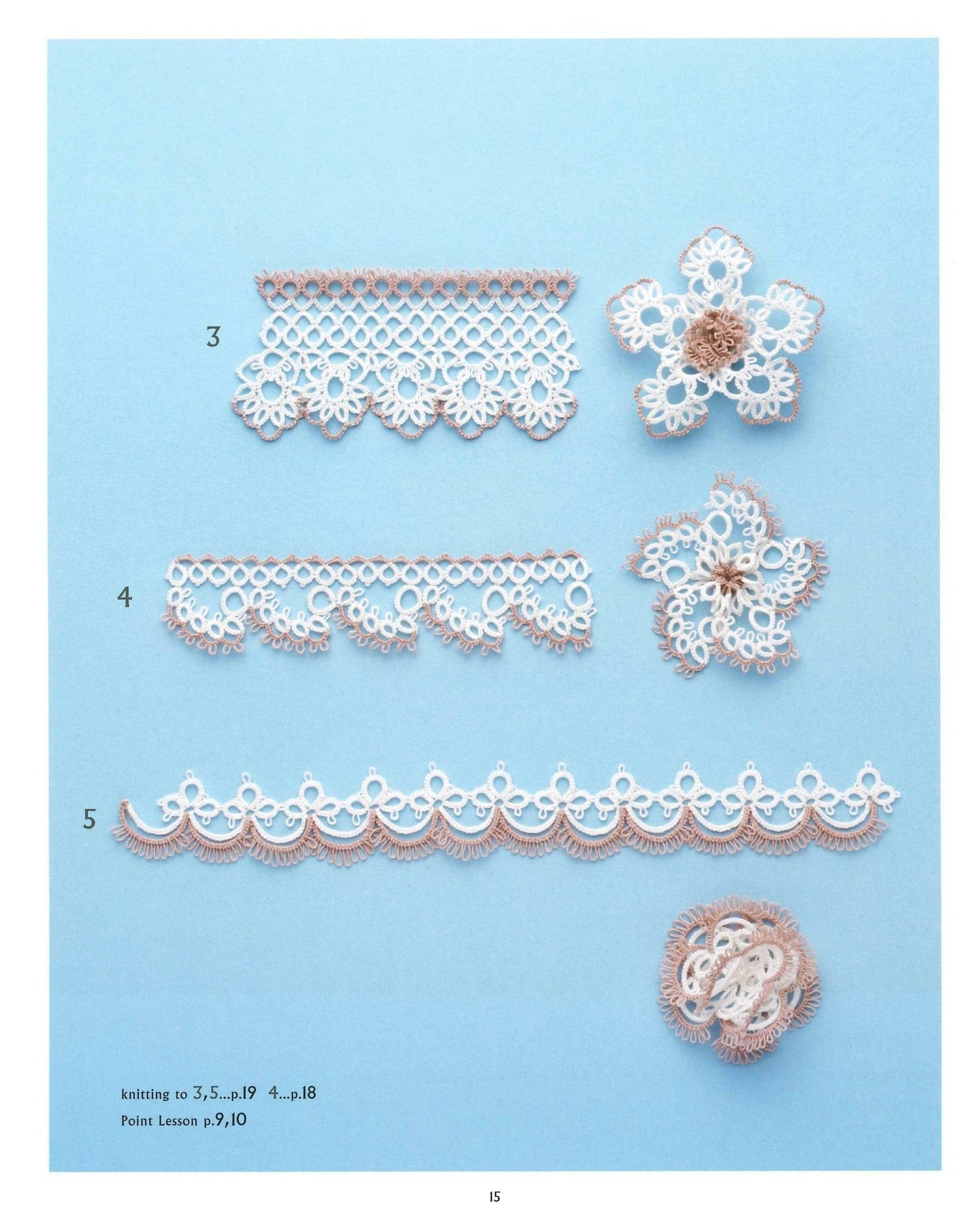 First Lace Knitting Tatting Lace Corsage & Accessories