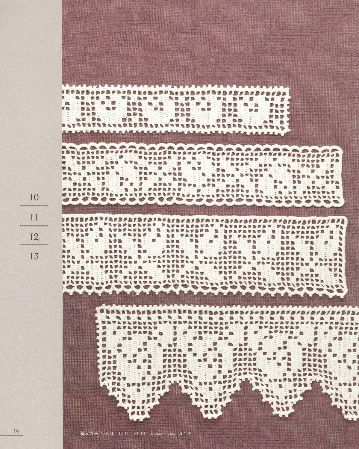 First Lace Knitting - Grid Knitting Pattern 100