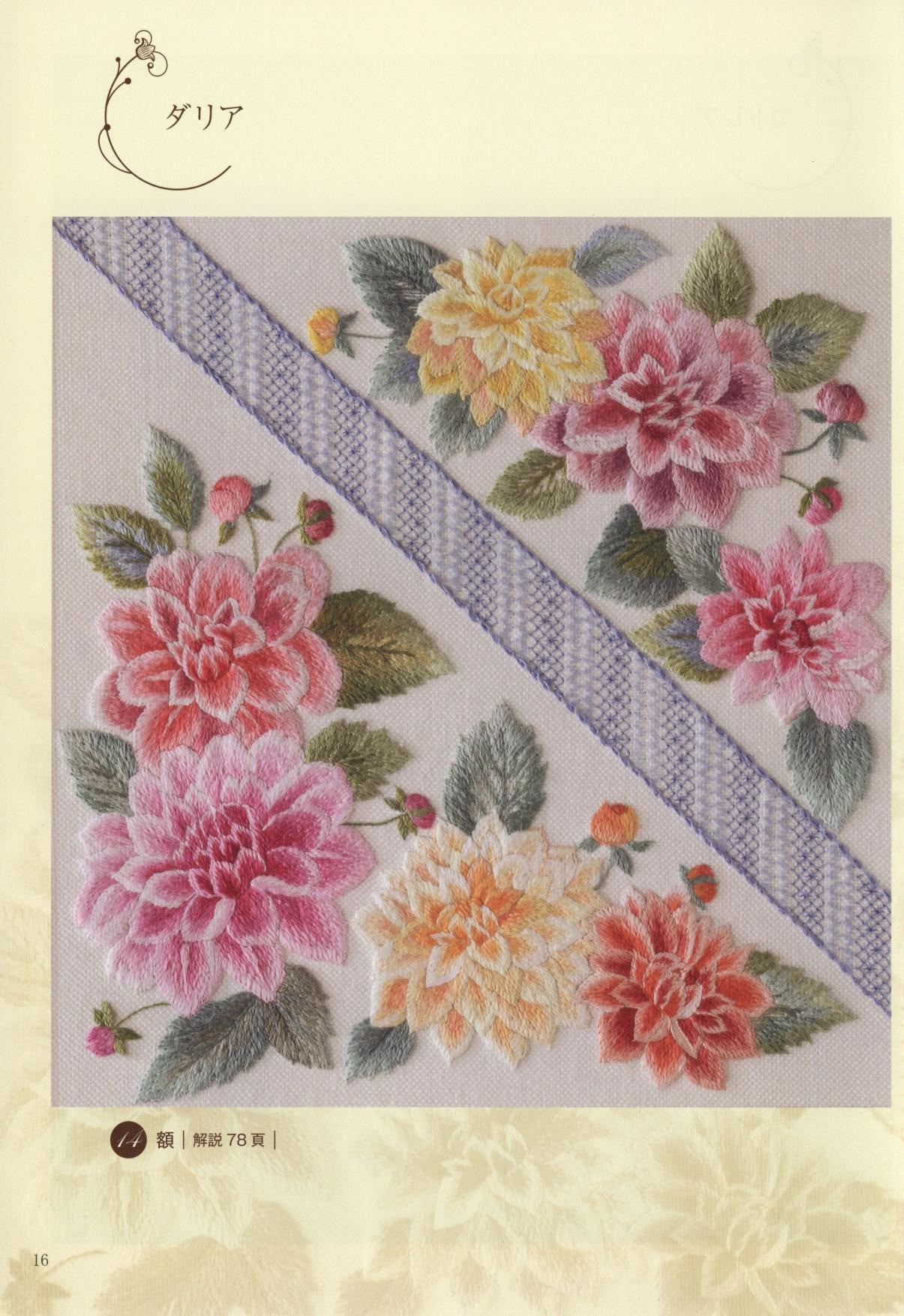 French Embroidery Design by Totsuka Sadako (2018)