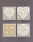 Cute Doily Pattern Flower Heart Fruit Animal