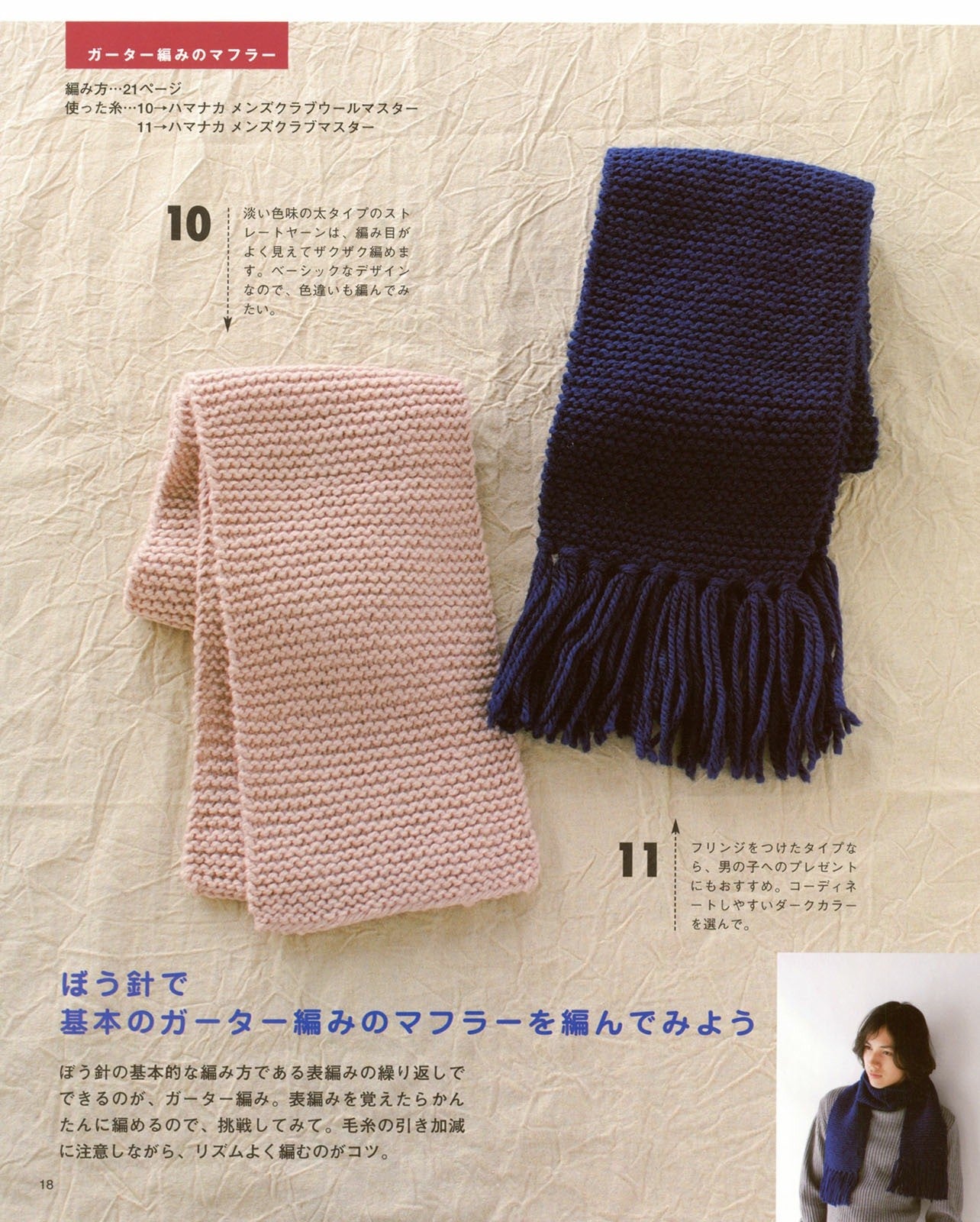 Knitted Scarves, Hats, Bags, and Mittens for The First Time (Lady Boutique Series No.2735)