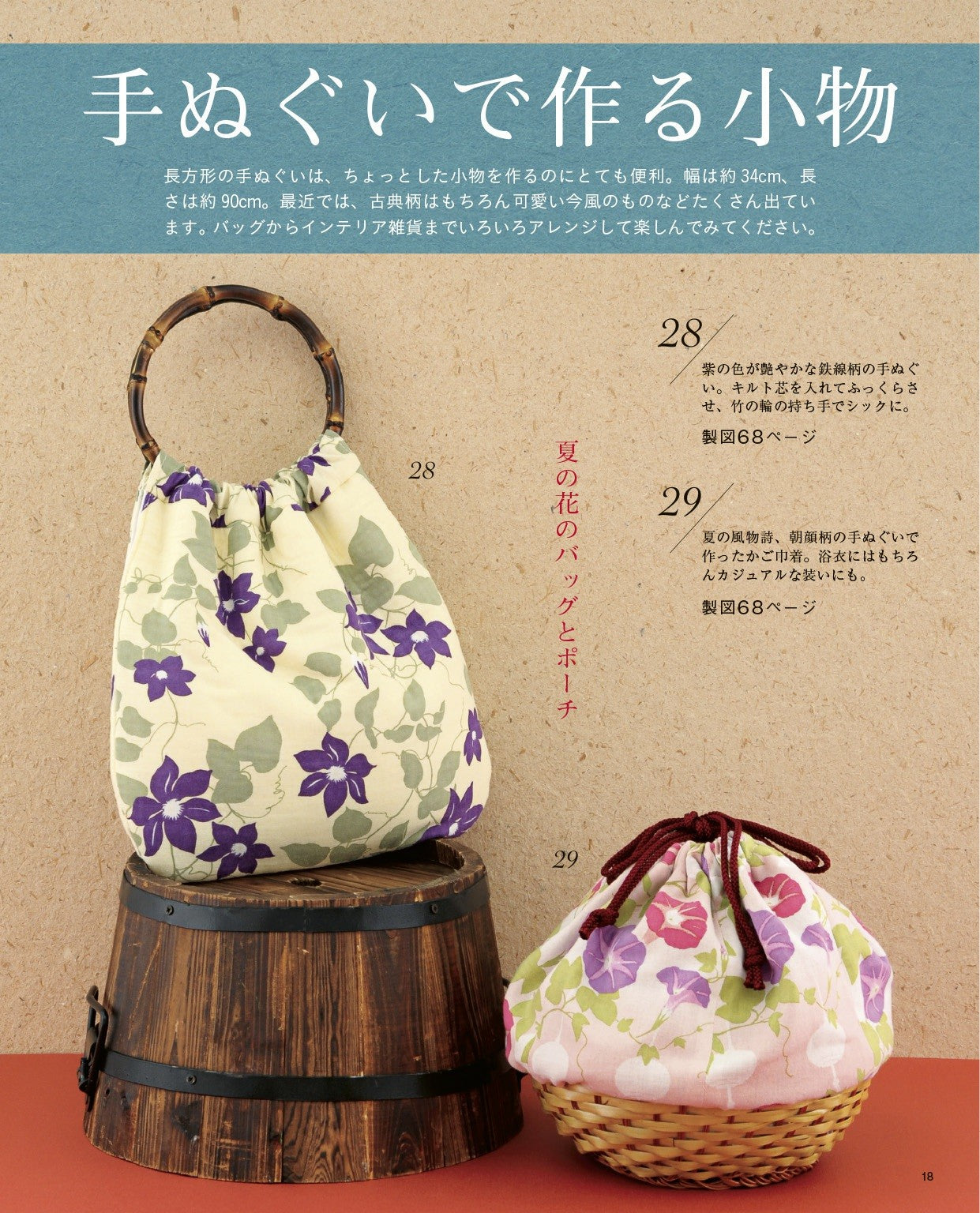 Clothes and Accessories Made with Japanese Pattern Cloth