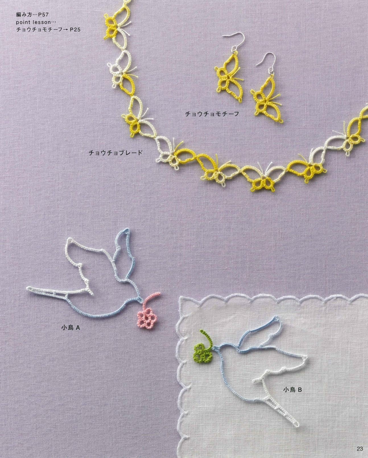 Easy to Understand from the Basics of Lace - Tatting Lace (applemints)