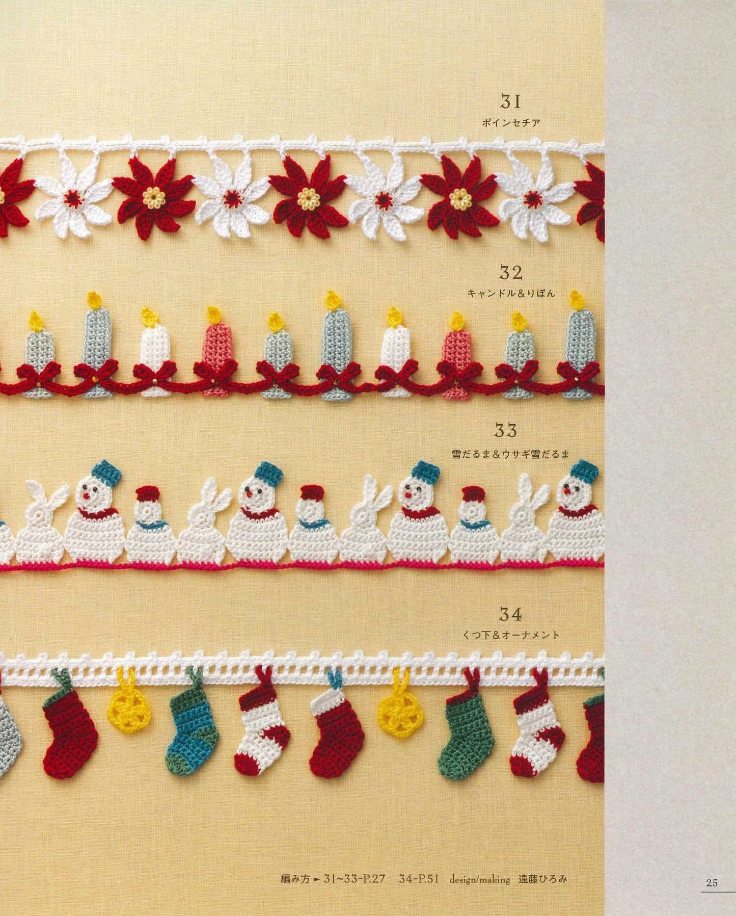 First Crochet Christmas & Winter Pattern 100 That Can be Used All Year Round