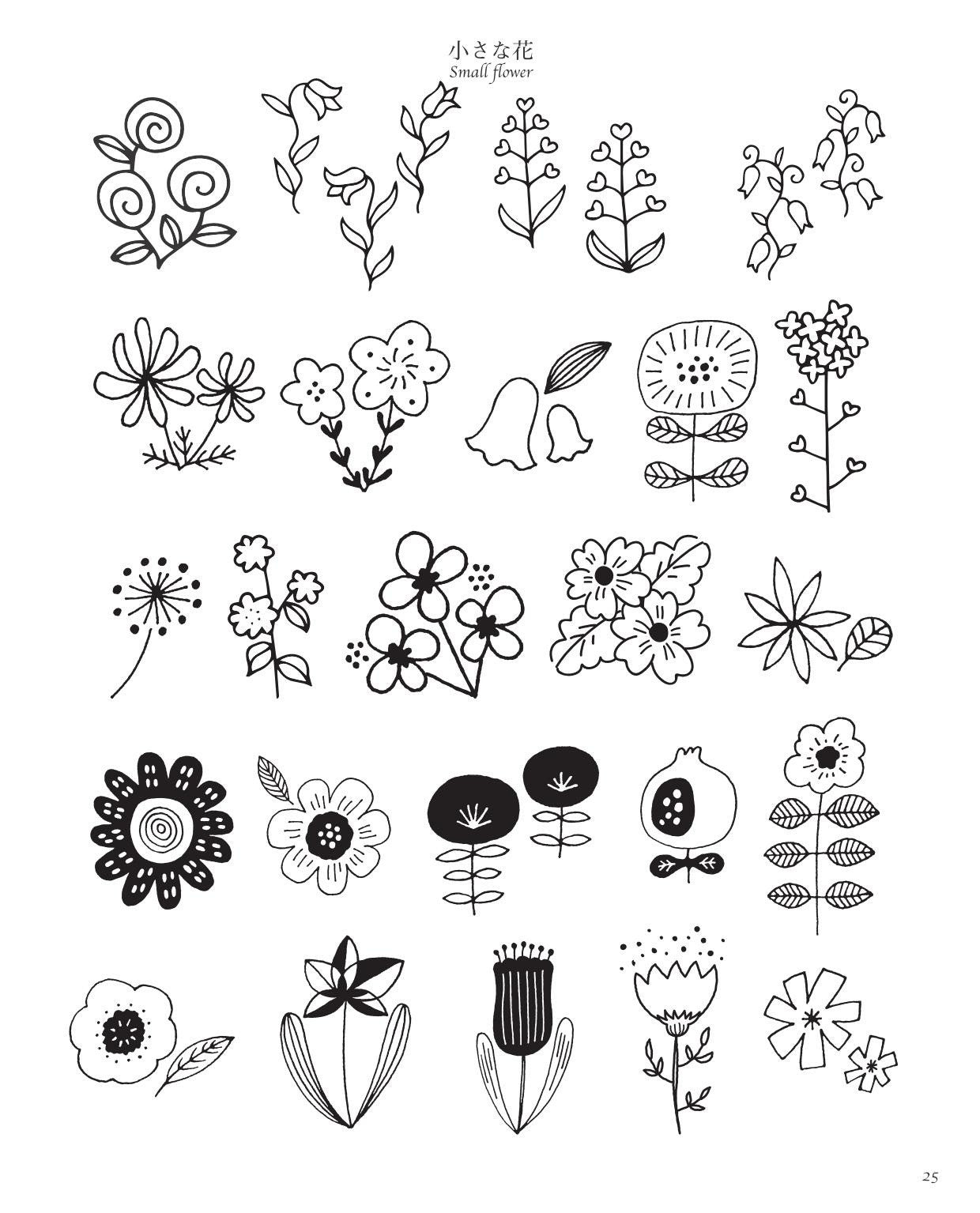 Botanical Design Collection of Flowers and Forests