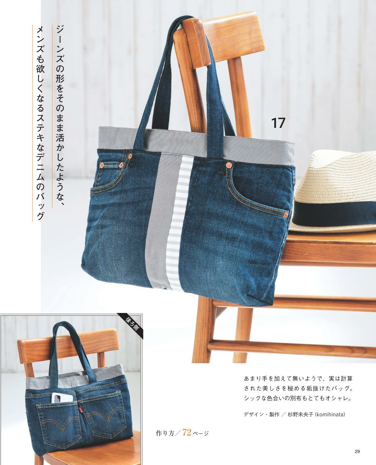 Vintage Denim Bag