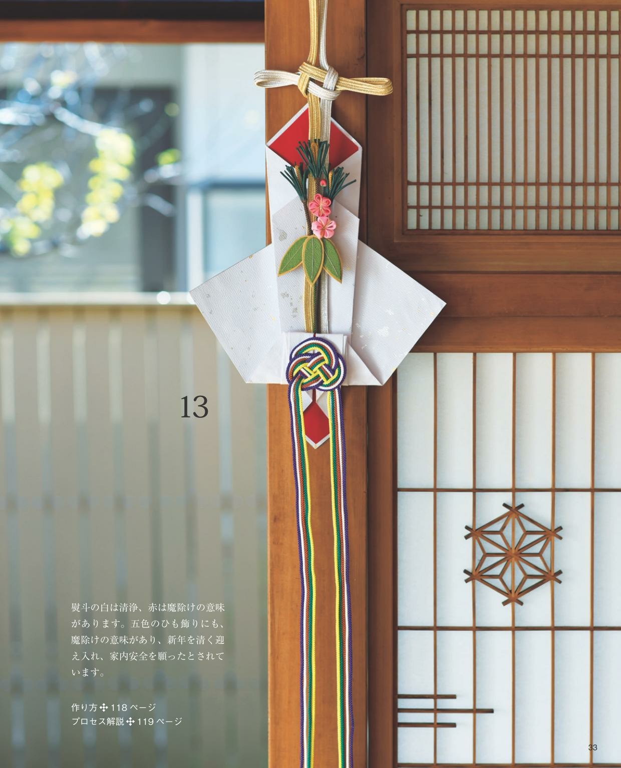 Simple, Cute, Hanging Decorations Made with Chirimen