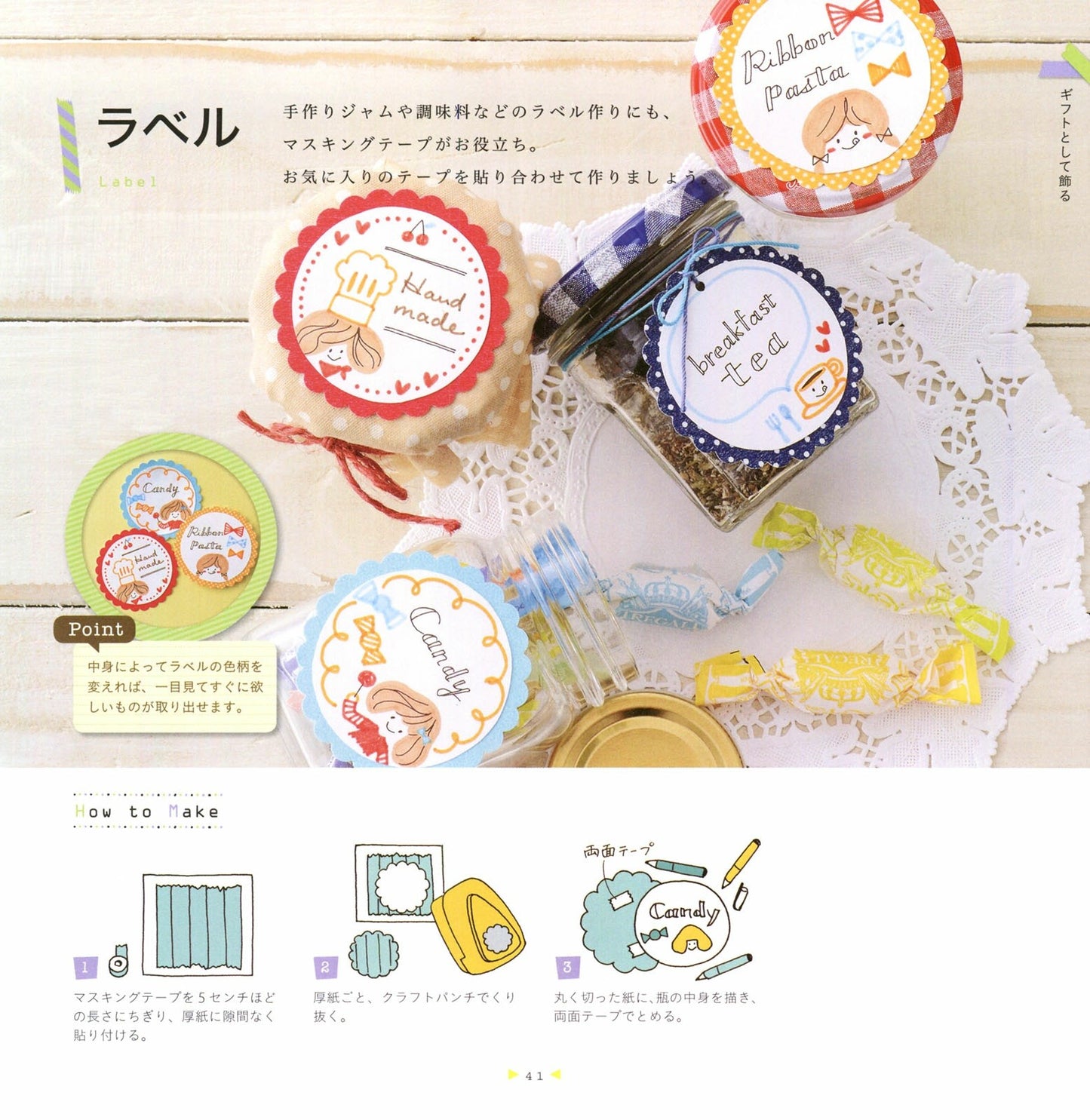 Masking Tape Idea Book (Lady Boutique Series No.3708)