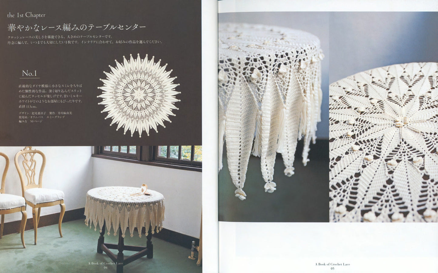 Elegant Lace Knitting - A Book of Crochet Lace