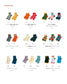 Select Collection Crochet Socks Aran, Lace, Colorful, Simple