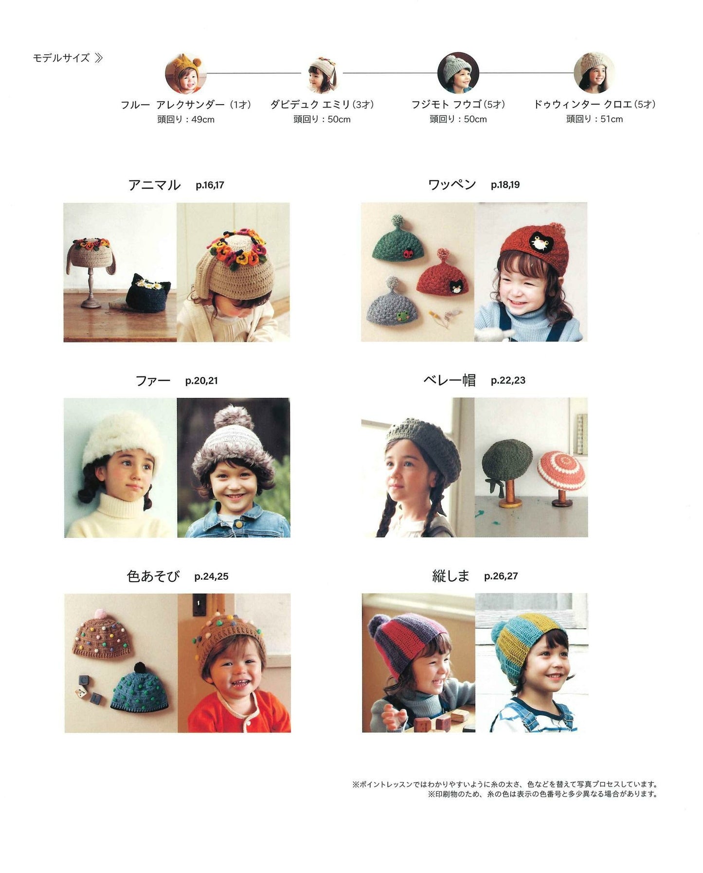 Cute Kid's Knit Hat A-Z