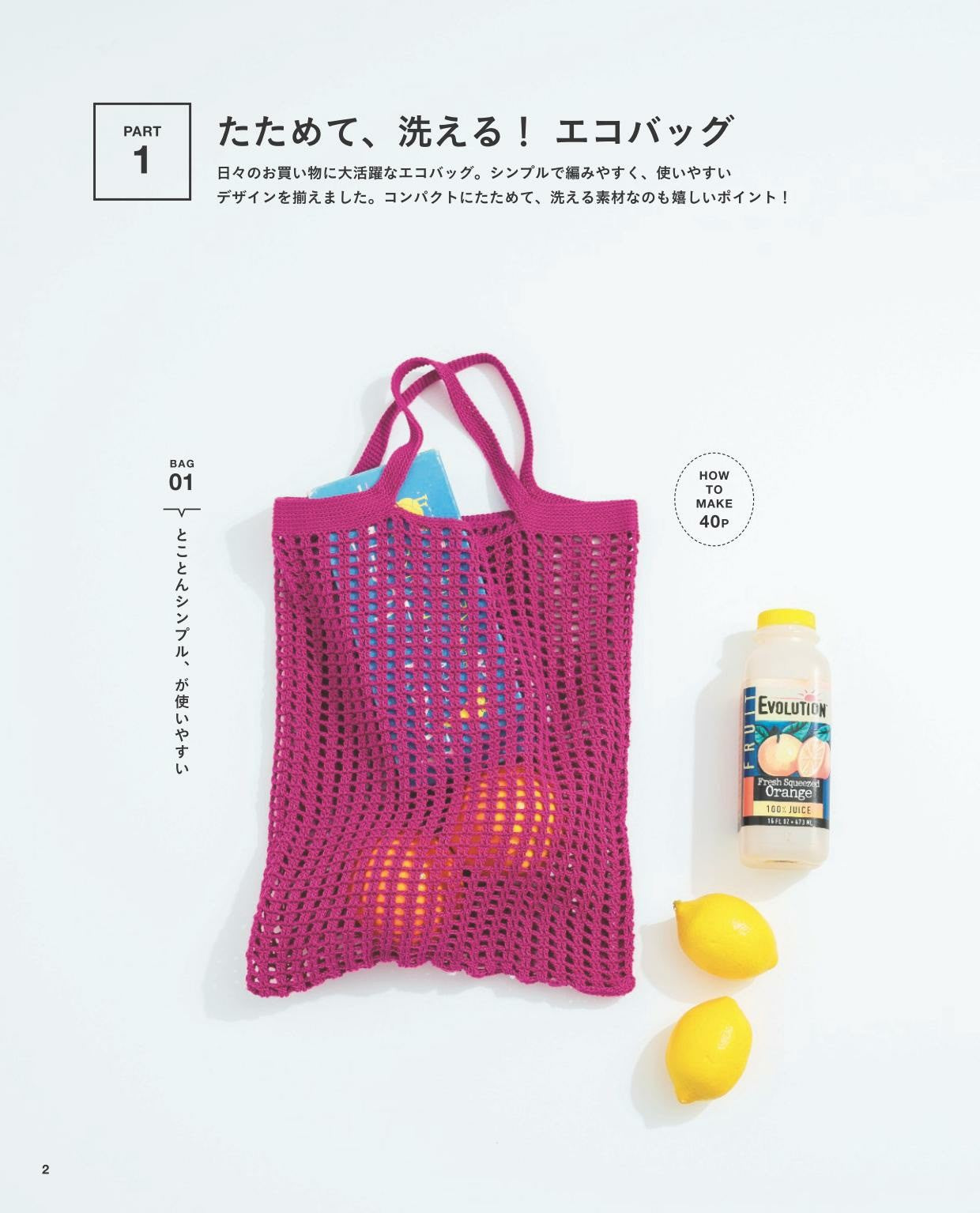 Crochet Eco Bag and Daily Bag