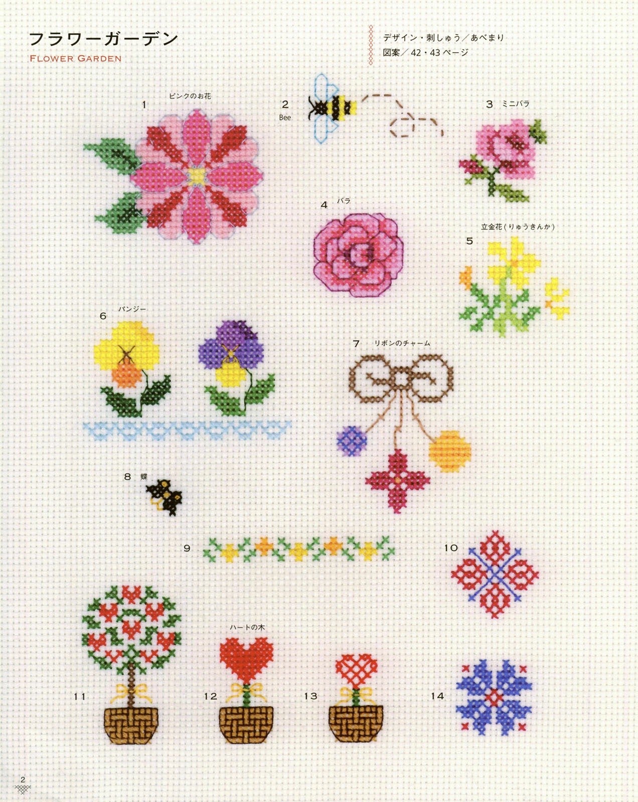 Small Cross Stitch Design Collection (Lady Boutique Series No.3196)