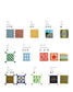 Japanese Crochet Cushion Pattern 32 + 8 (Revised Edition) (applemints)