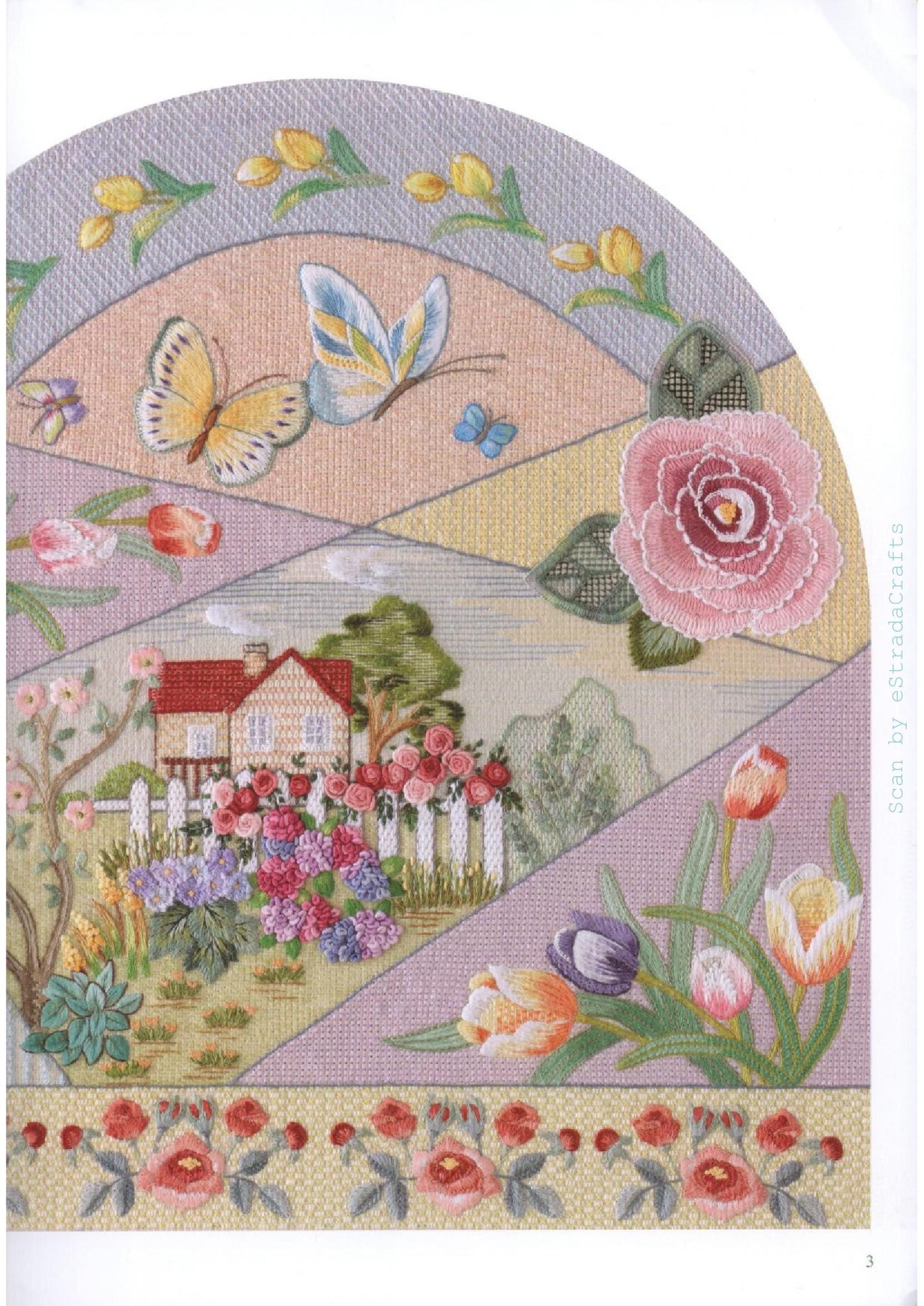 Flower & Butterfly French Embroidery (2014)