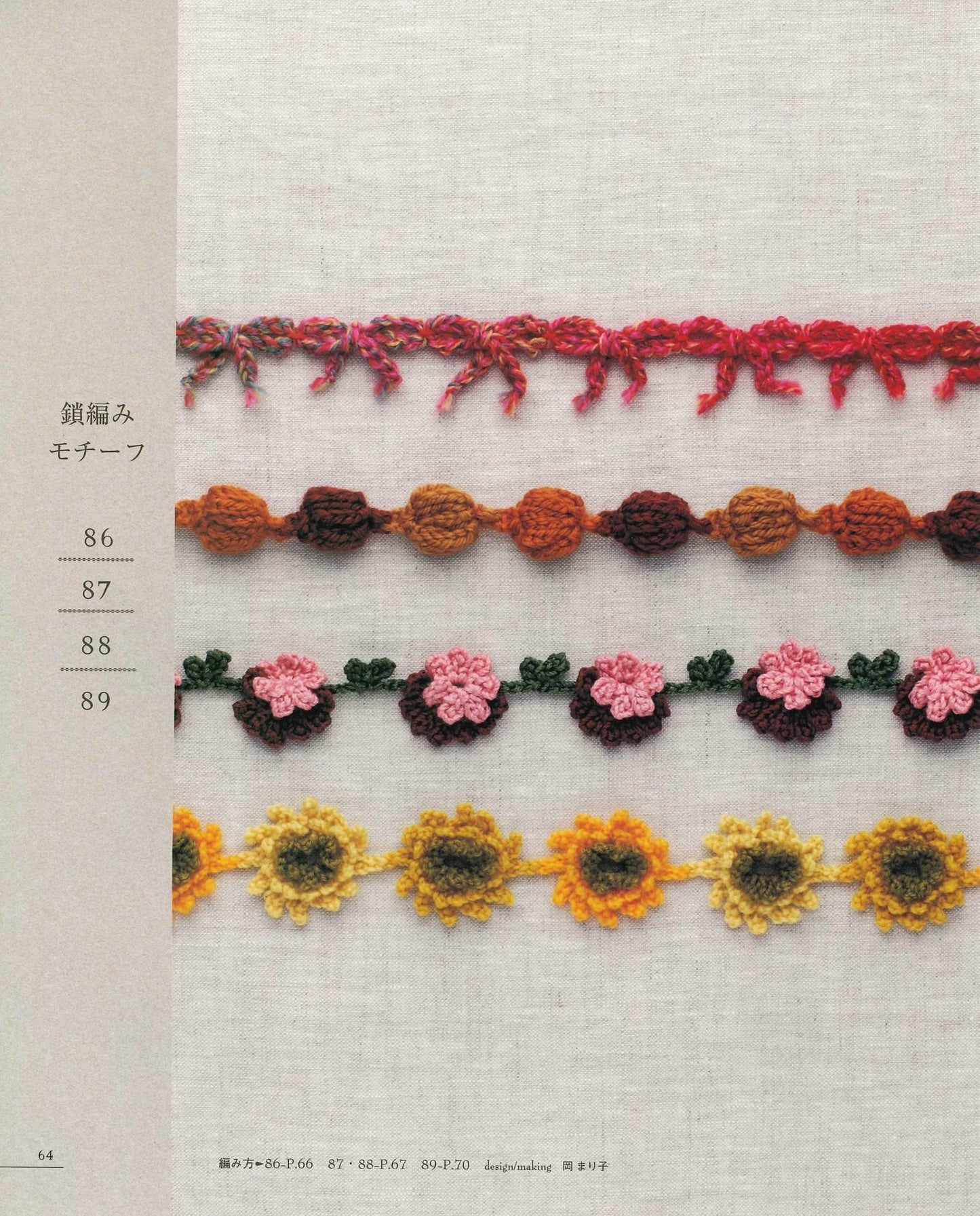 The First Crochet Three-Dimensional Edging & Braid 100