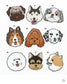 Pocorute Pocochiru Coloring Book Embroidery 2 - Dog & Cat Edition