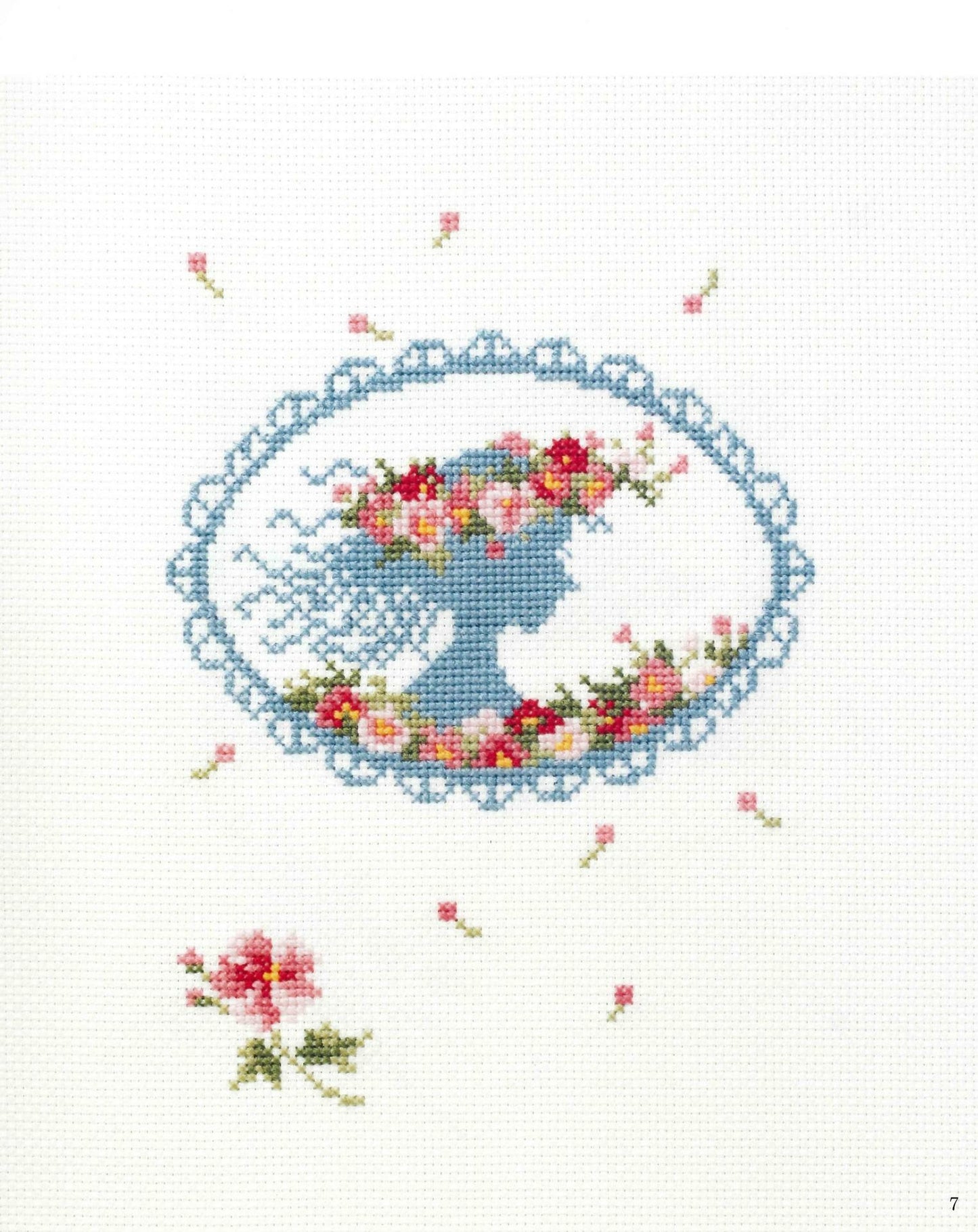 Cross Stitch - Girls and English Gardens