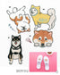 Pocorute Pocochiru Coloring Book Embroidery 2 - Dog & Cat Edition